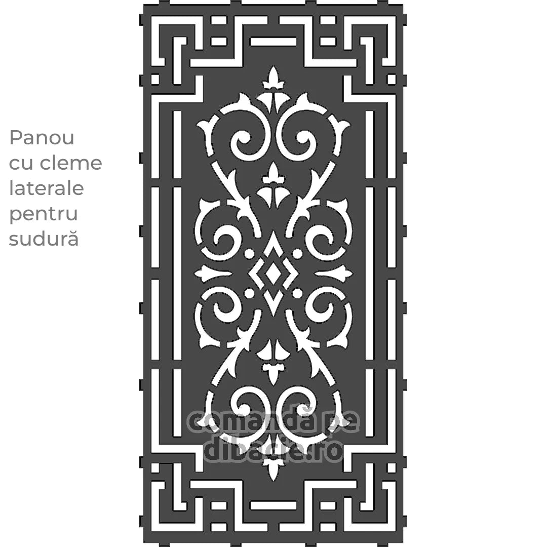 Panou poarta si gard metalic - Madrid