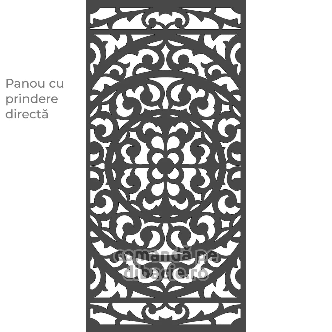 Panou poarta si gard metalic - Taj mahal