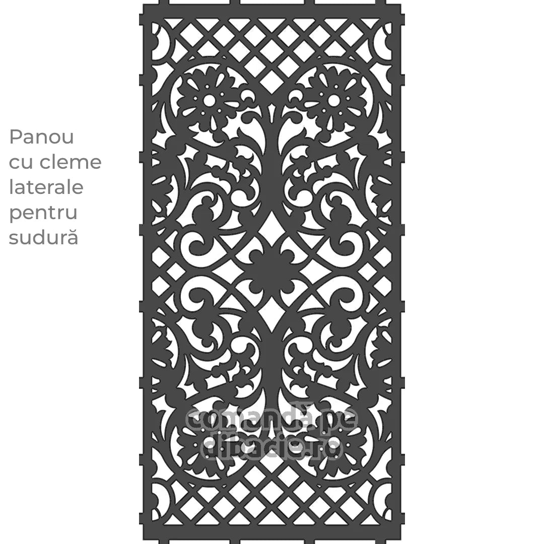 Panou poarta si gard metalic - Versailles