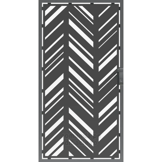 panou poarta si gard metalic ace de brad