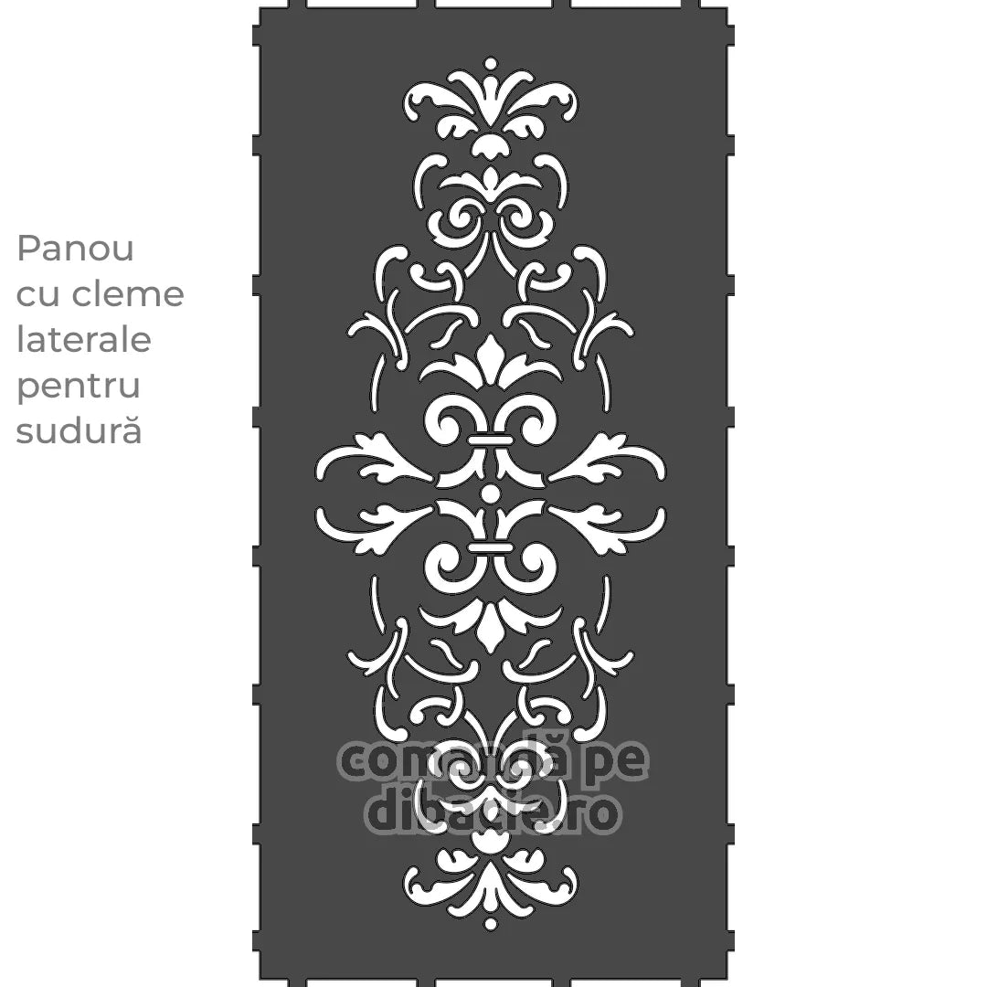 Panou poarta si gard metalic - Firenze