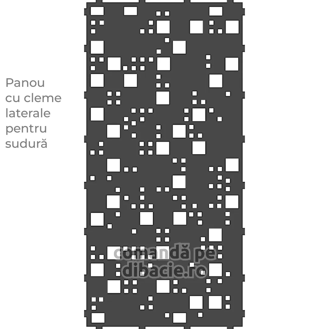 Panou poarta si gard metalic - Digital