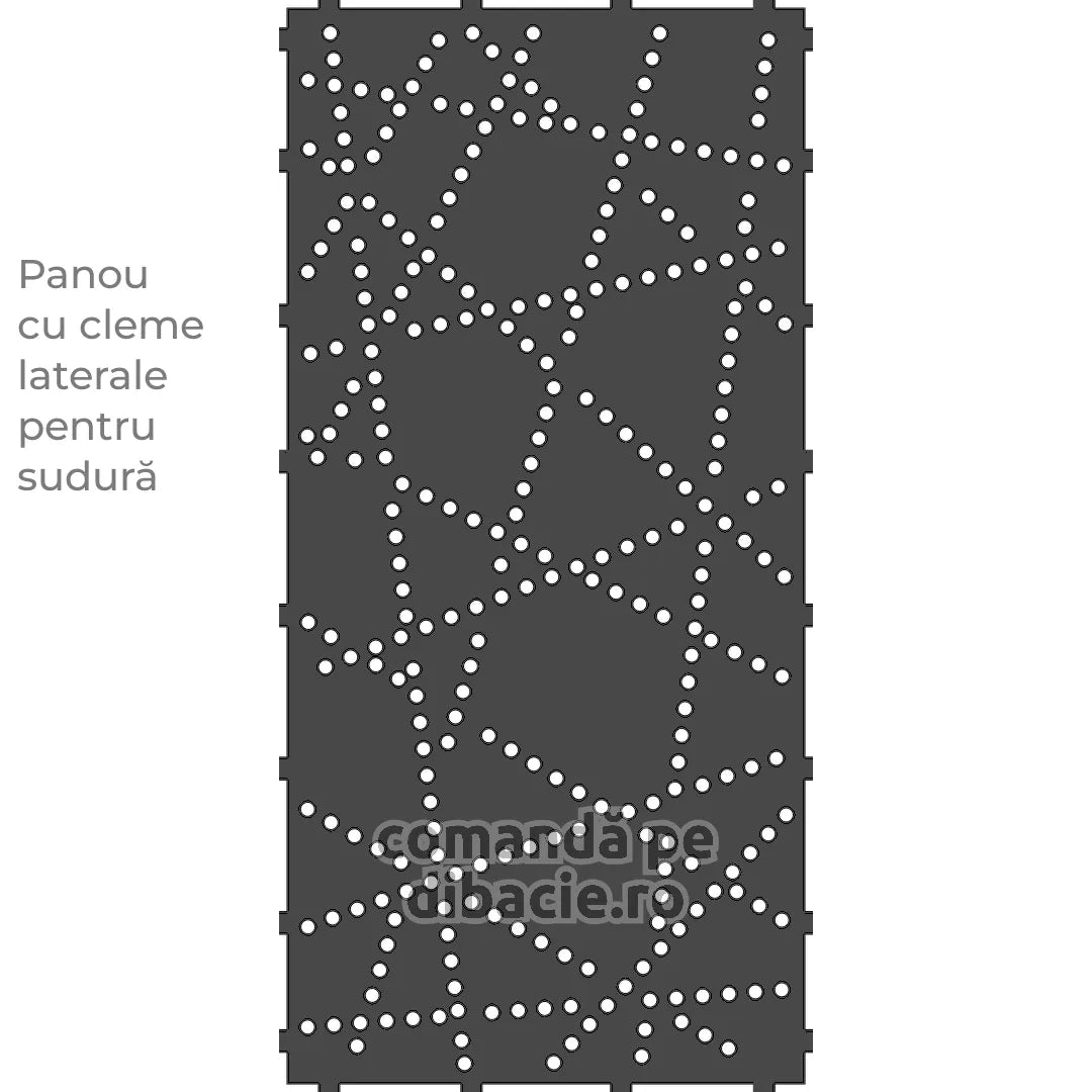 Panou poarta si gard metalic - Raze