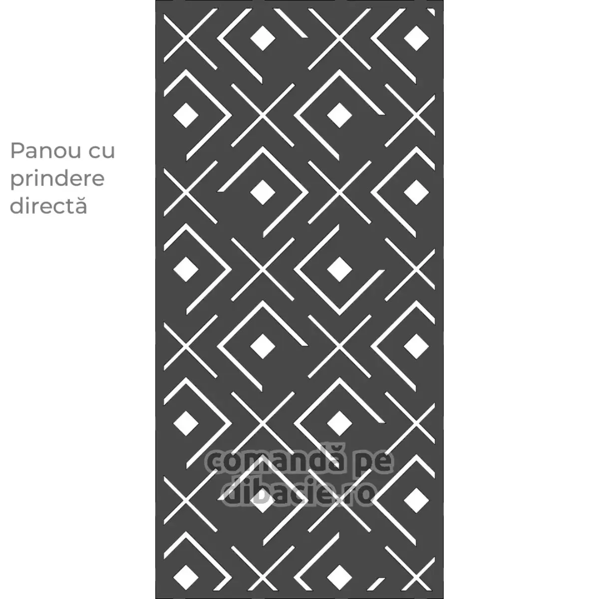 Panou poarta si gard metalic - Patrat plus