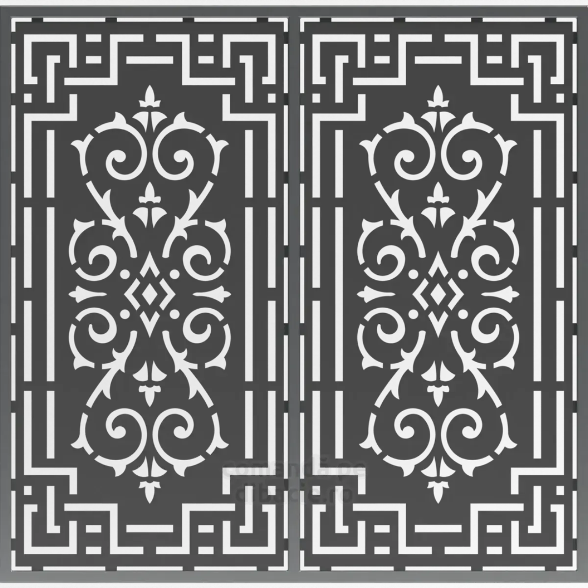 Panou poarta si gard metalic - Madrid