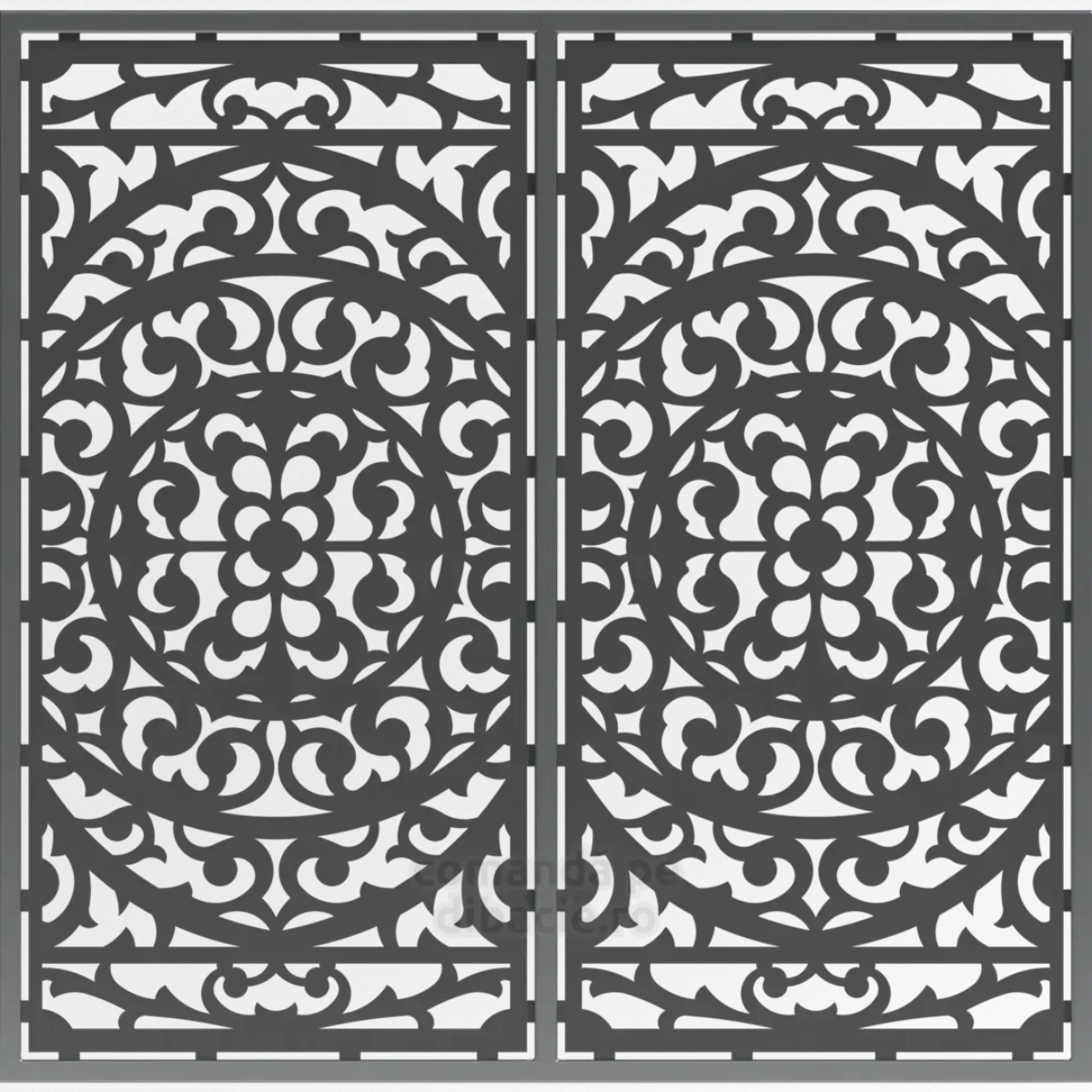 Panou poarta si gard metalic - Taj mahal