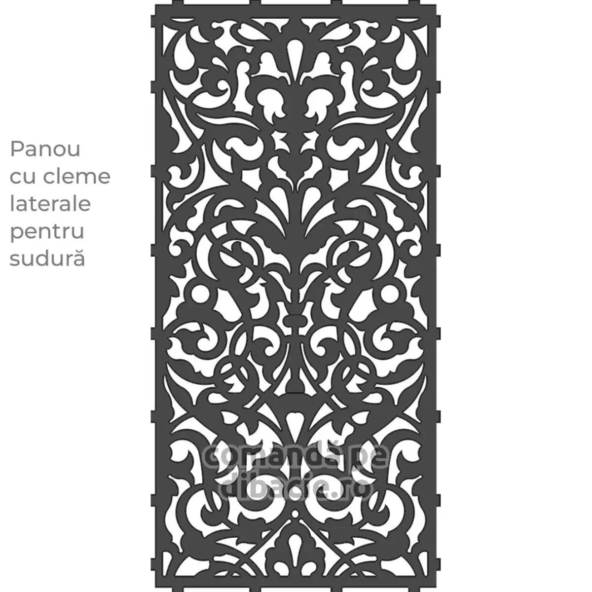 Panou poarta si gard metalic - Alladin