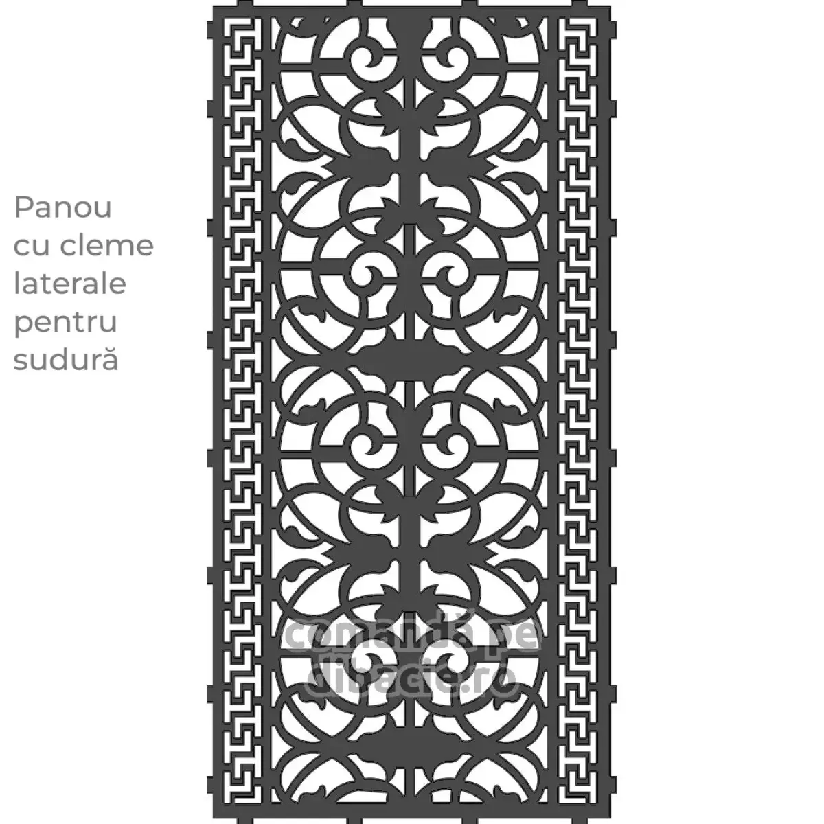 Panou poarta si gard metalic - Efes