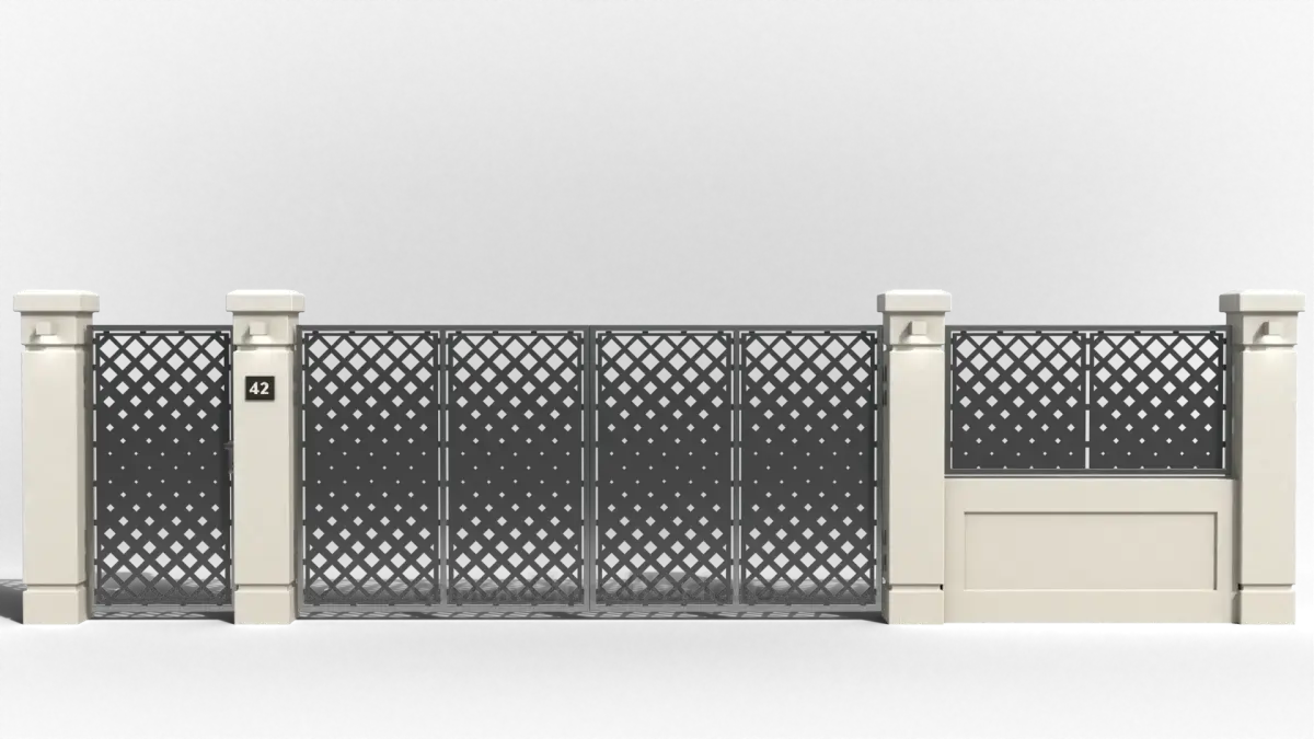 Panou poarta si gard metalic - Orizont