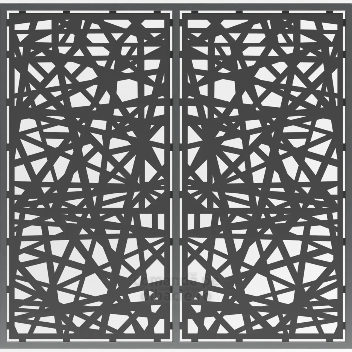 Panou poarta si gard metalic - Retea