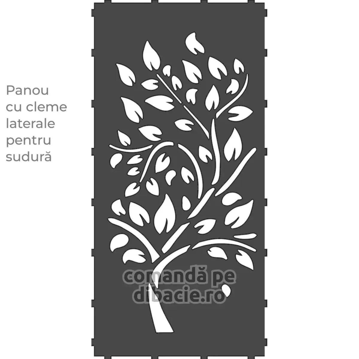 Panou poarta si gard metalic - Pomul cunoasterii