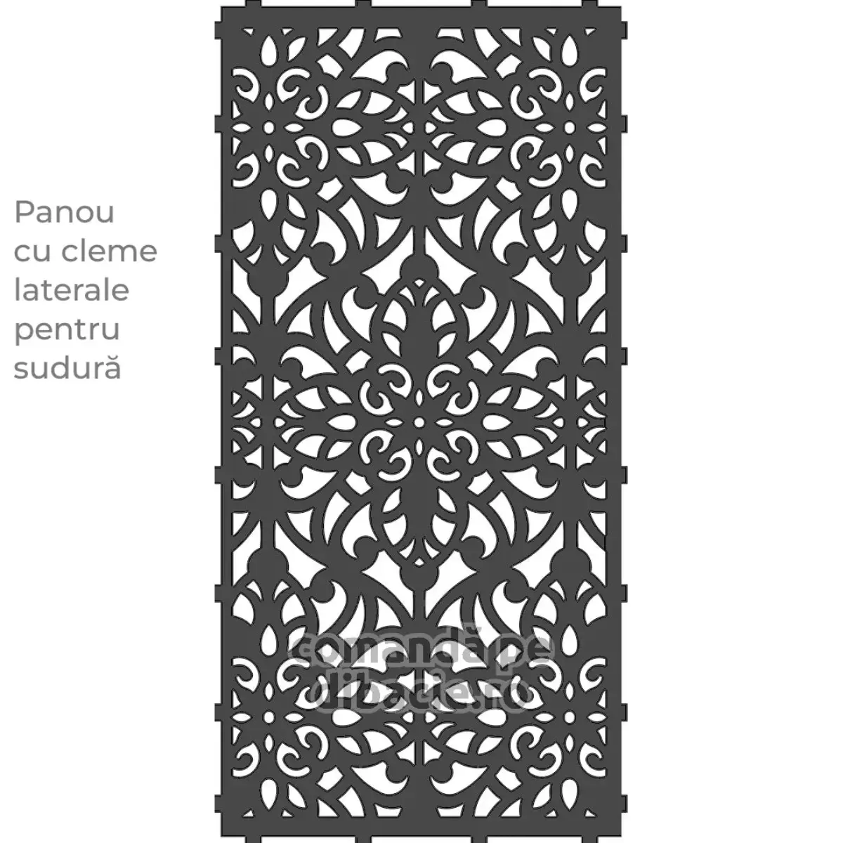 Panou poarta si gard metalic - Samarkand