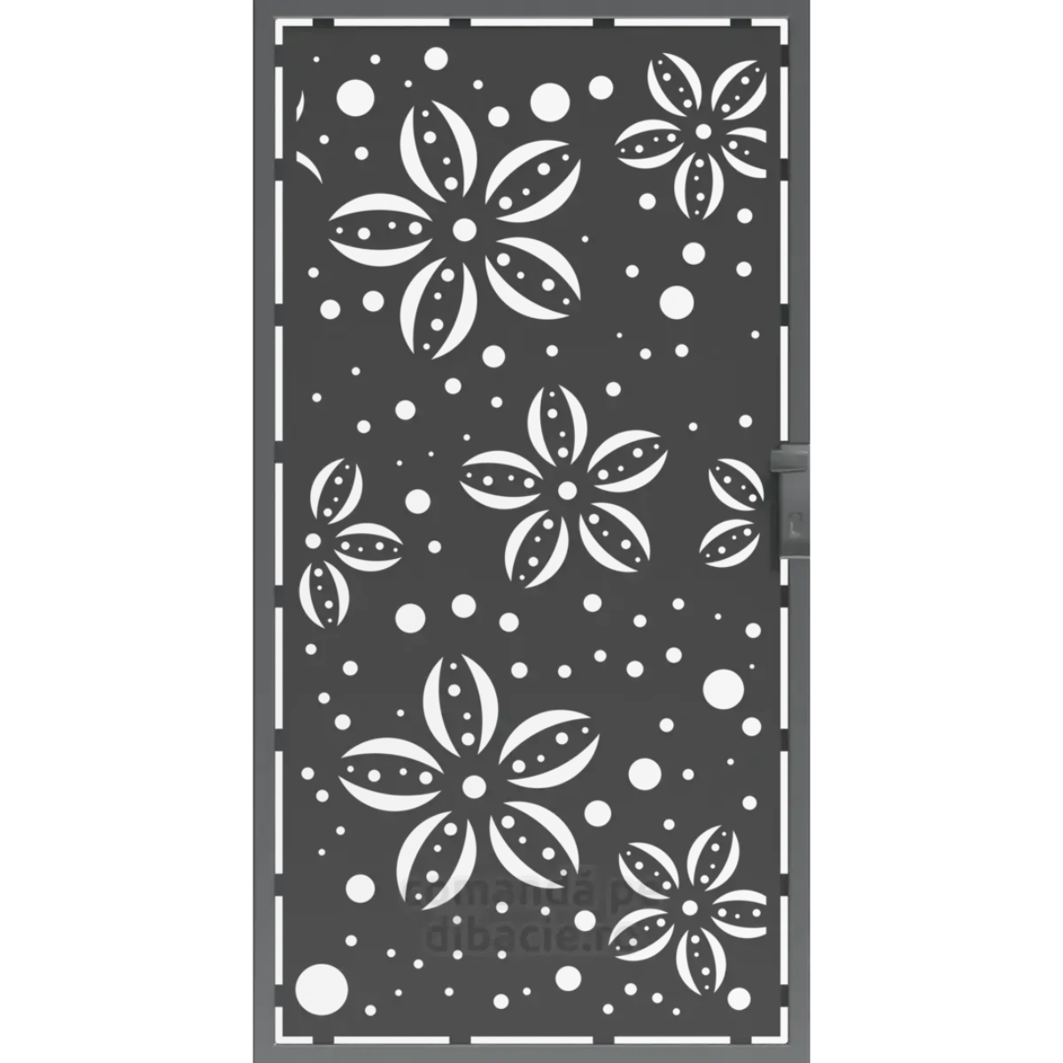 Panou poarta si gard metalic - Frangipani