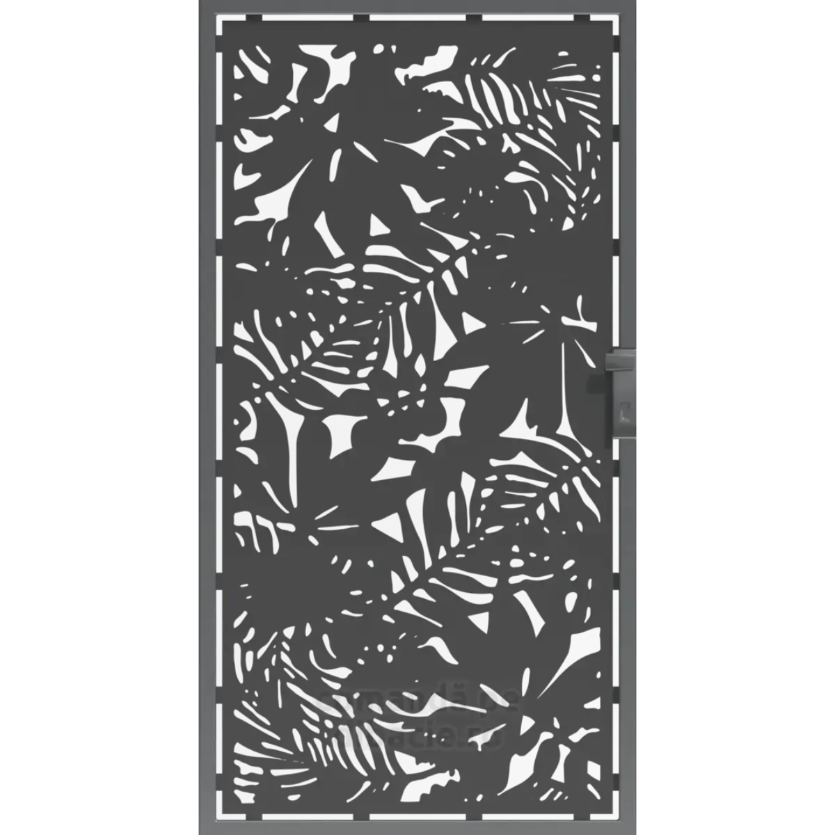 Panou poarta si gard metalic - Gradina botanica