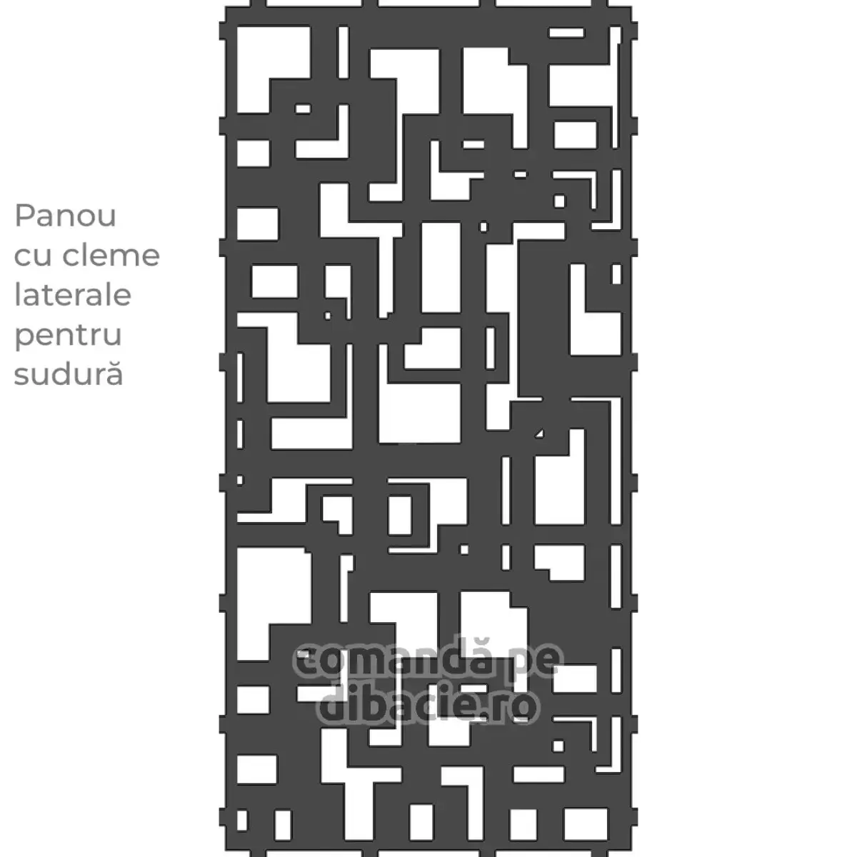 Panou poarta si gard metalic - Labirint