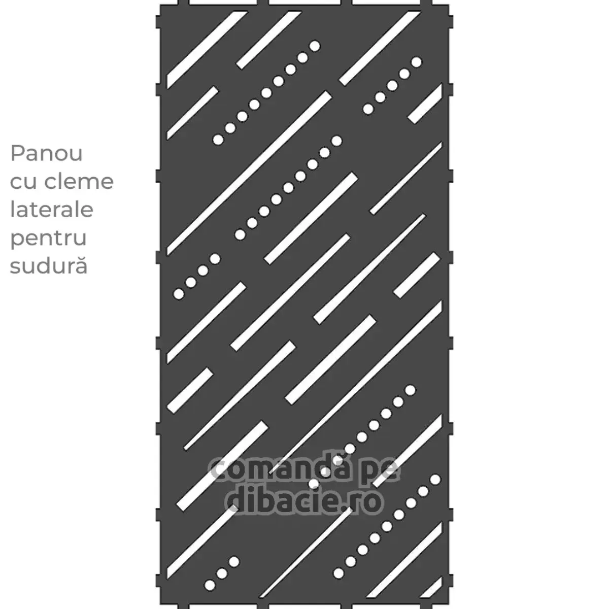 Panou poarta si gard metalic - Razboiul de tesut