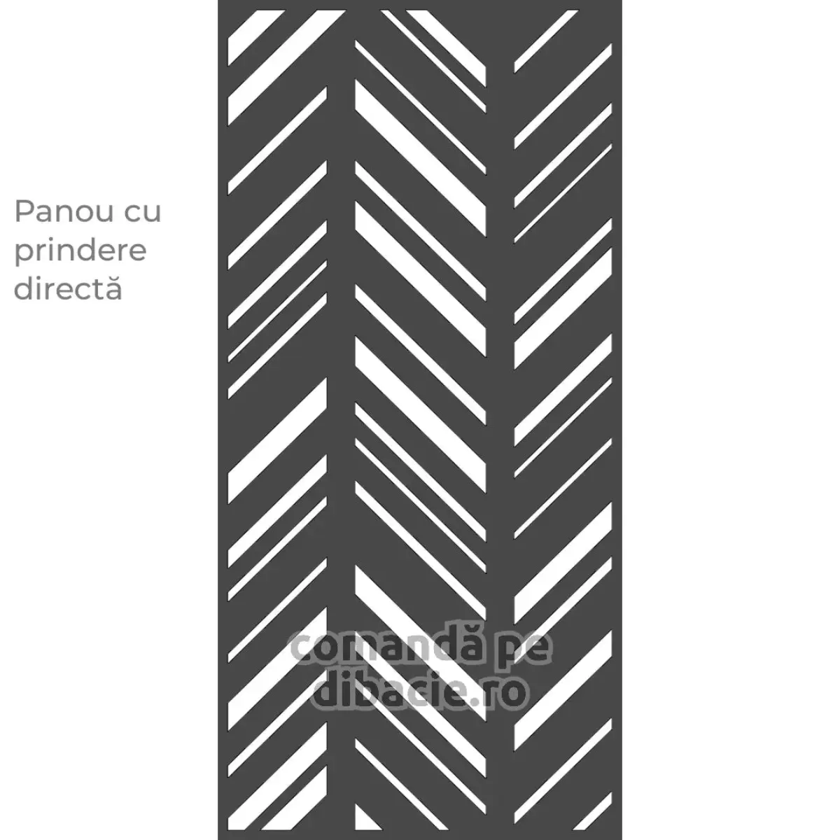 Panou poarta si gard metalic - Ace de brad