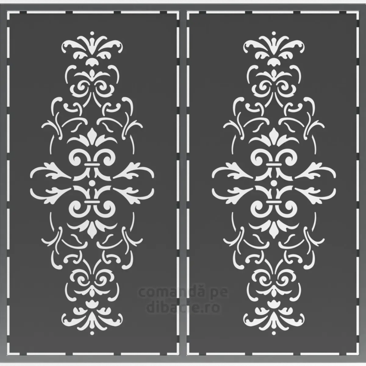 Panou poarta si gard metalic - Firenze