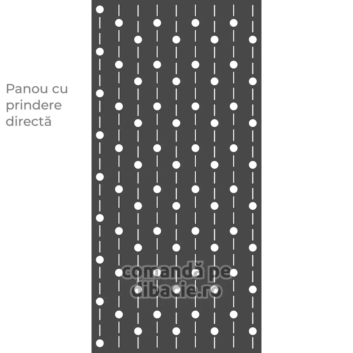 Panou poarta si gard metalic - Sirag de lumini