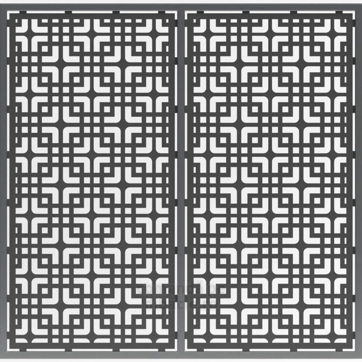 Panou poarta si gard metalic - Suma patratelor