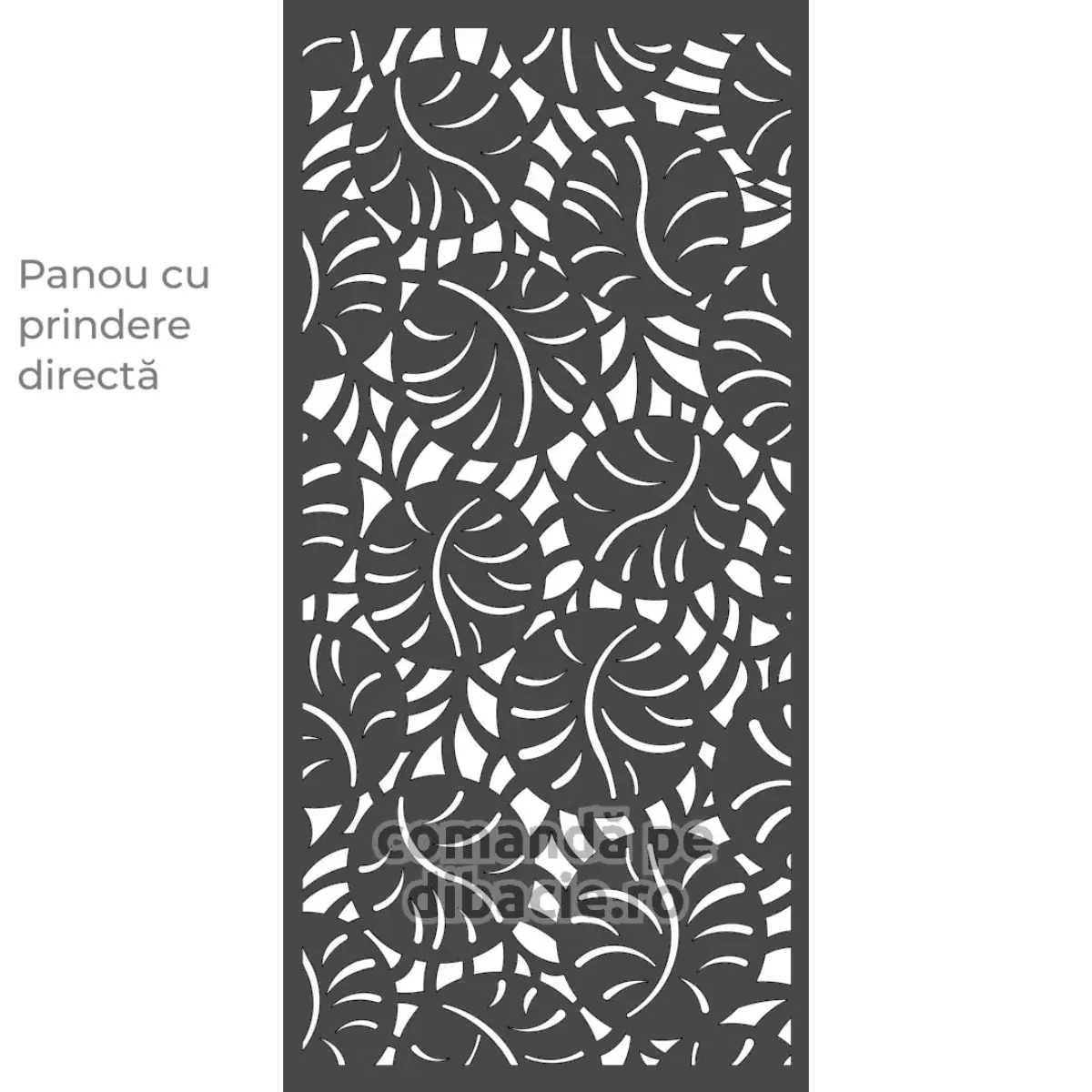 Panou poarta si gard metalic - Planta banilor