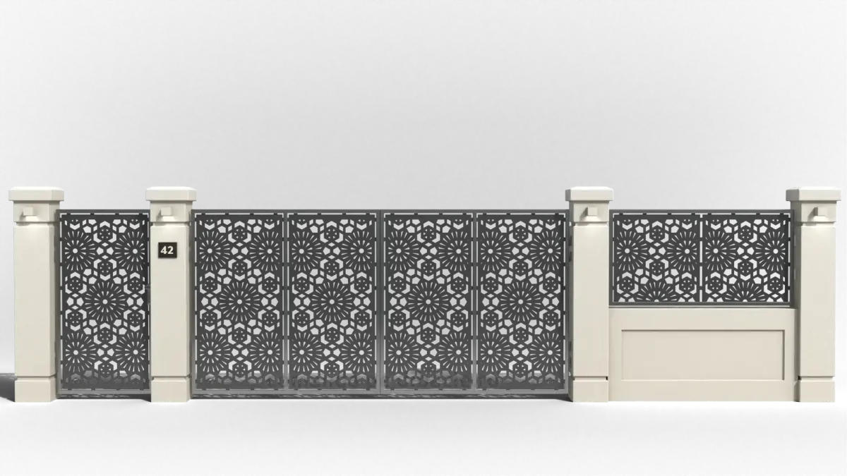 Panou poarta si gard metalic - Dalie