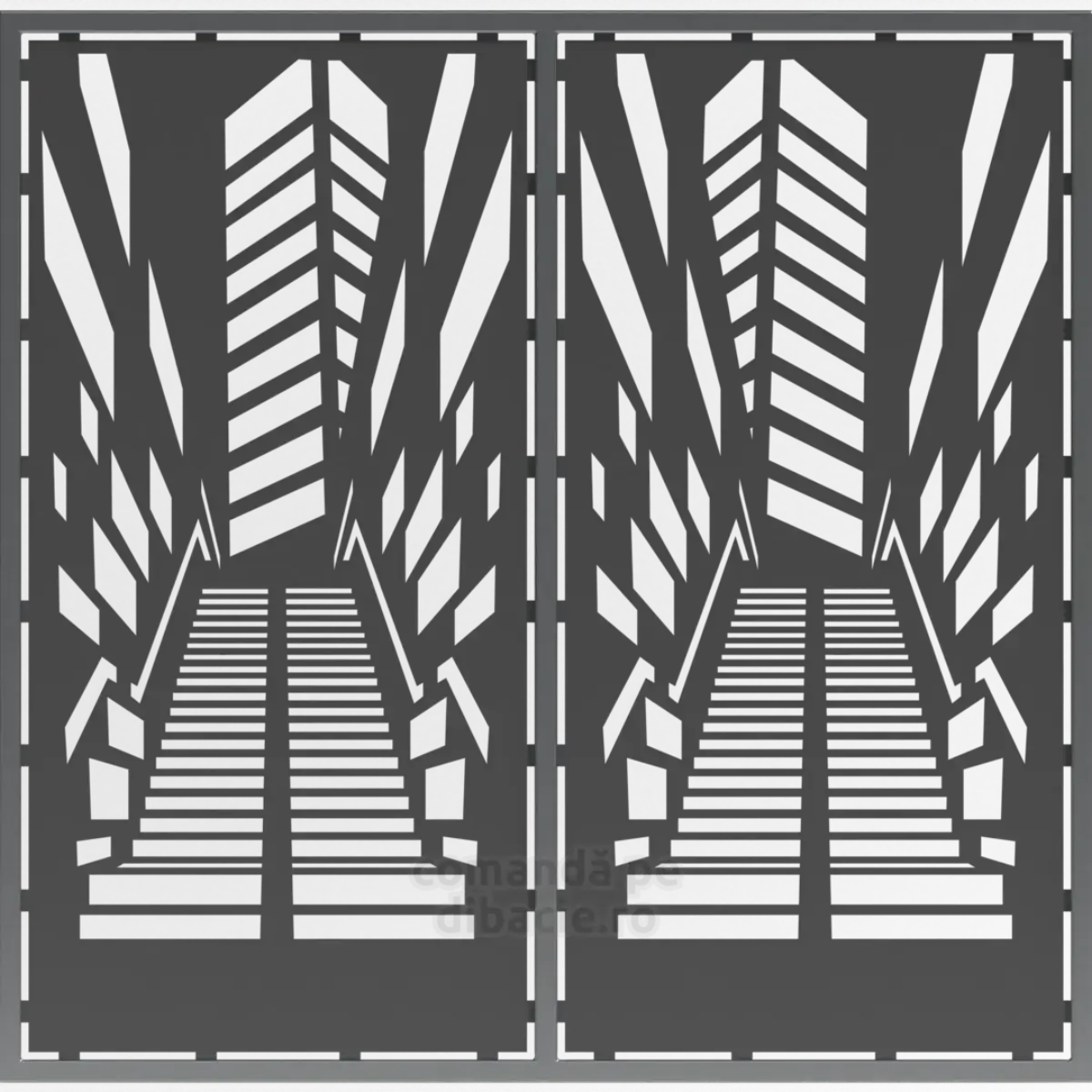 Panou poarta si gard metalic - New York