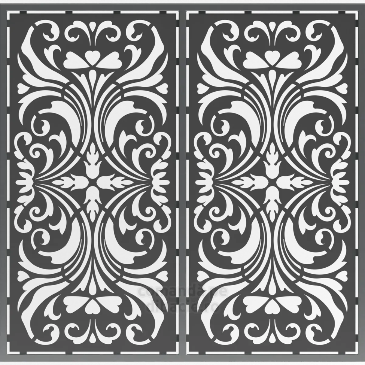 Panou poarta si gard metalic - Siria