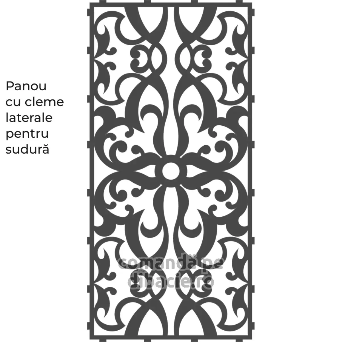 Panou poarta si gard metalic - Abu Dhabi