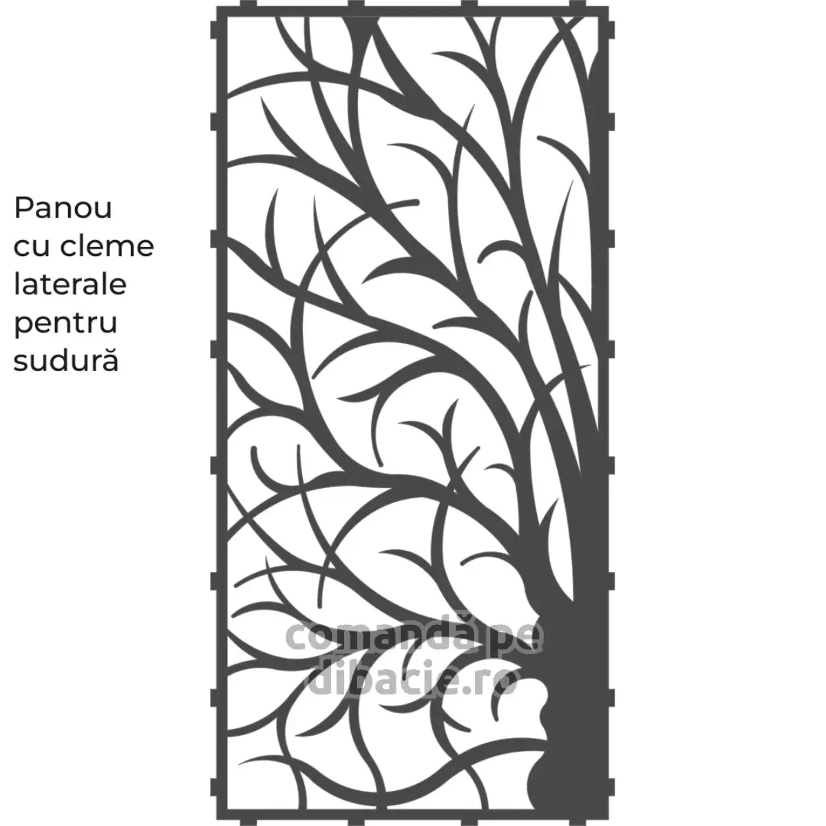 Panou poarta si gard metalic - Toamna cu spini