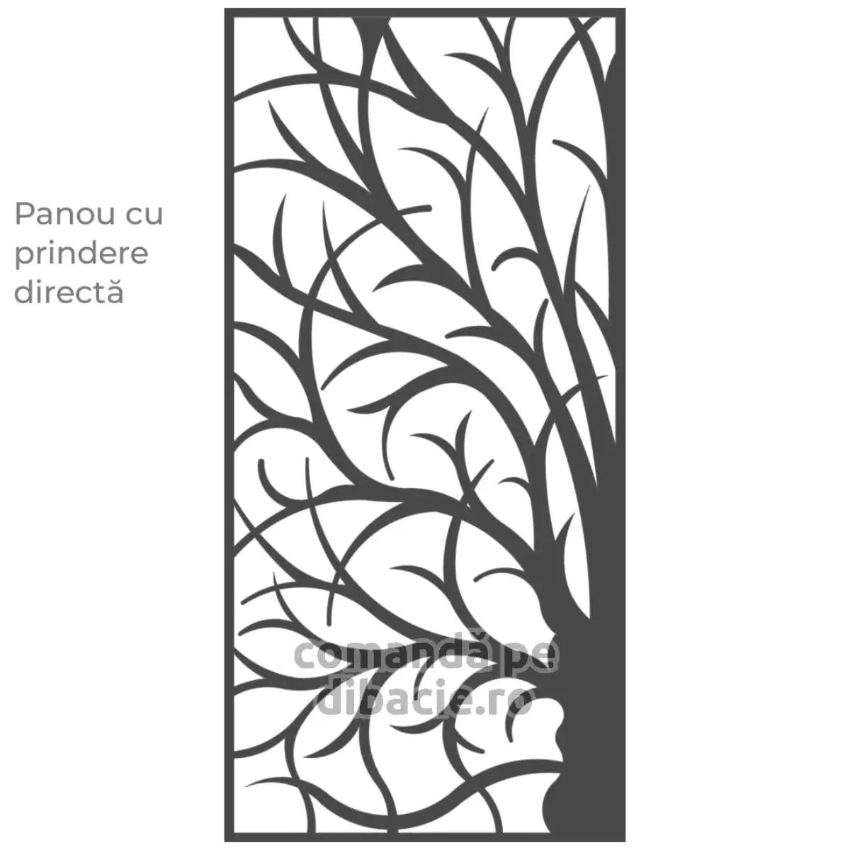 Panou poarta si gard metalic - Toamna cu spini