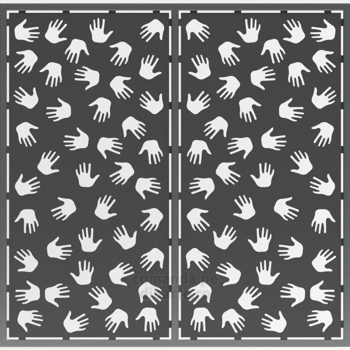 Panou poarta si gard metalic - Manute