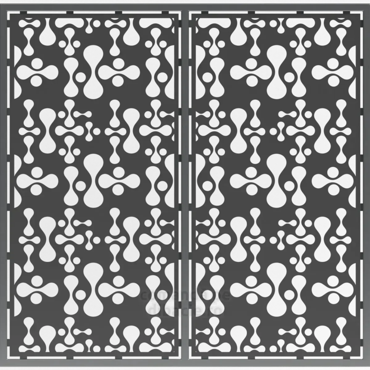 Panou poarta si gard metalic - Biomorf