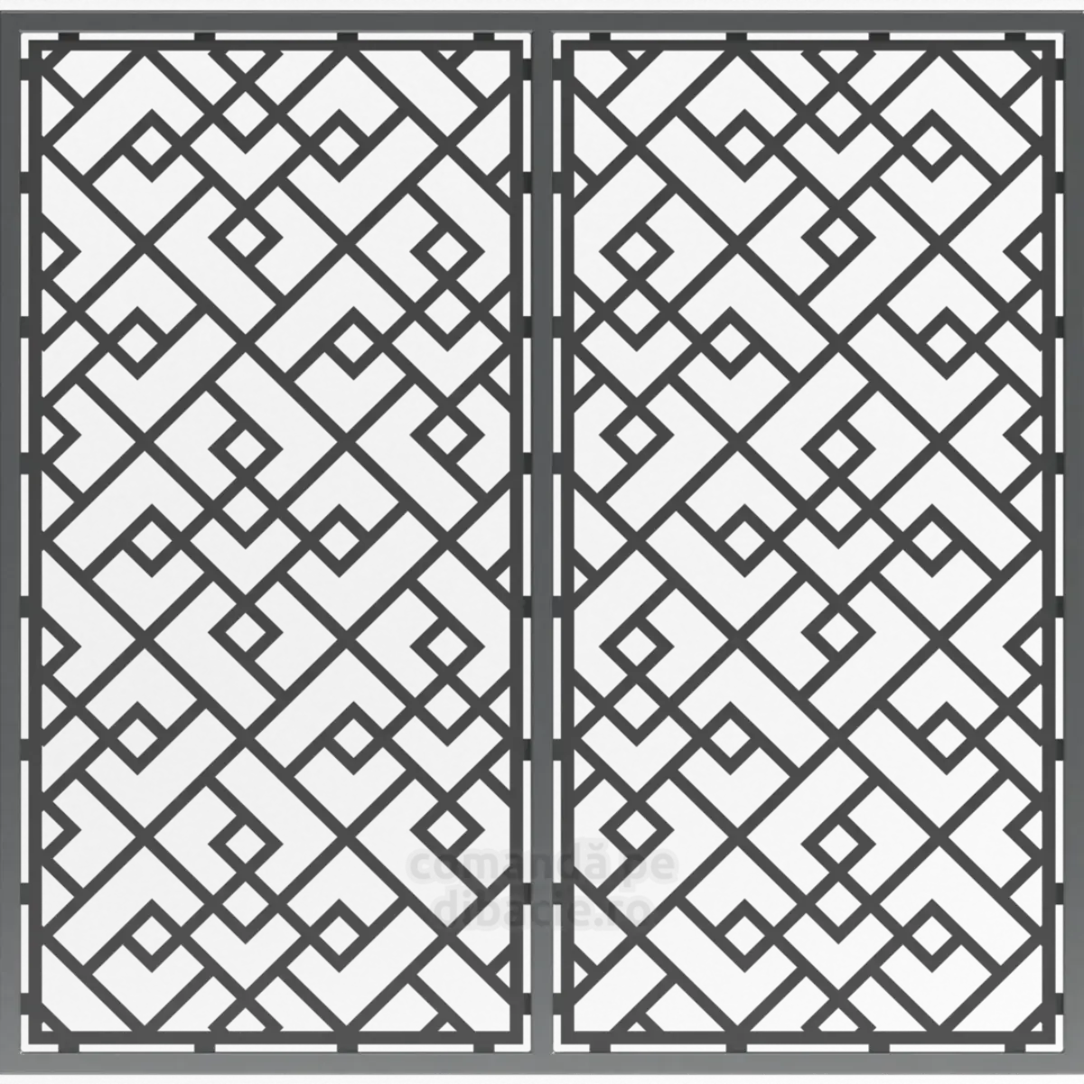 Panou poarta si gard metalic - Tetris