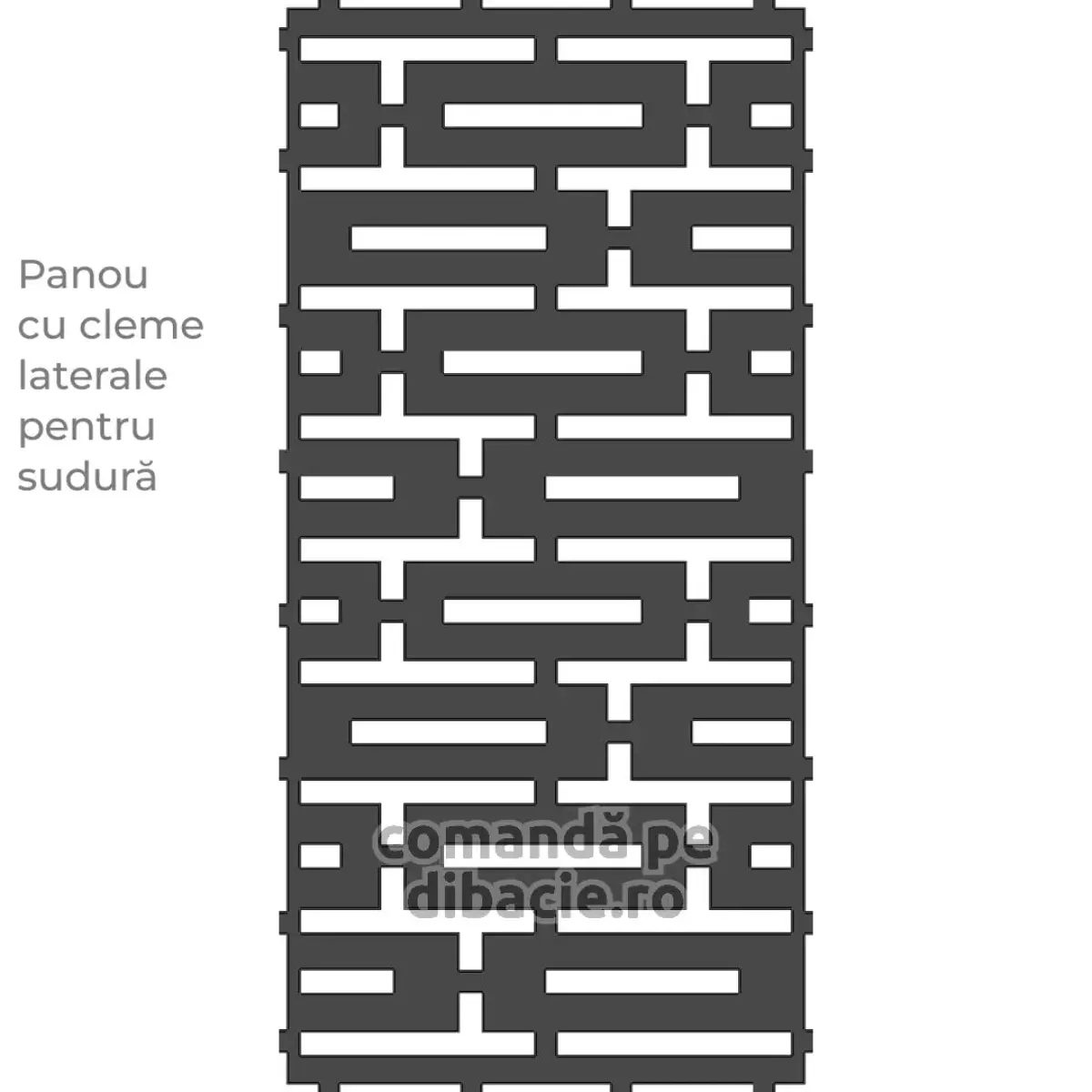 Panou poarta si gard metalic - Conector