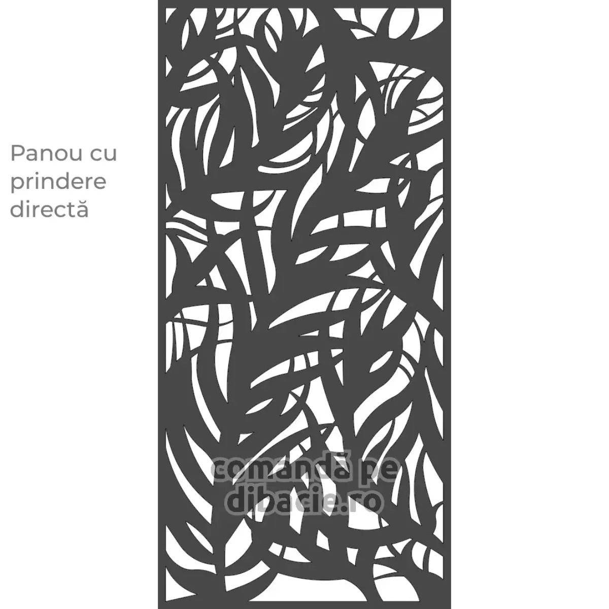 Panou poarta si gard metalic - Trestie ondulata