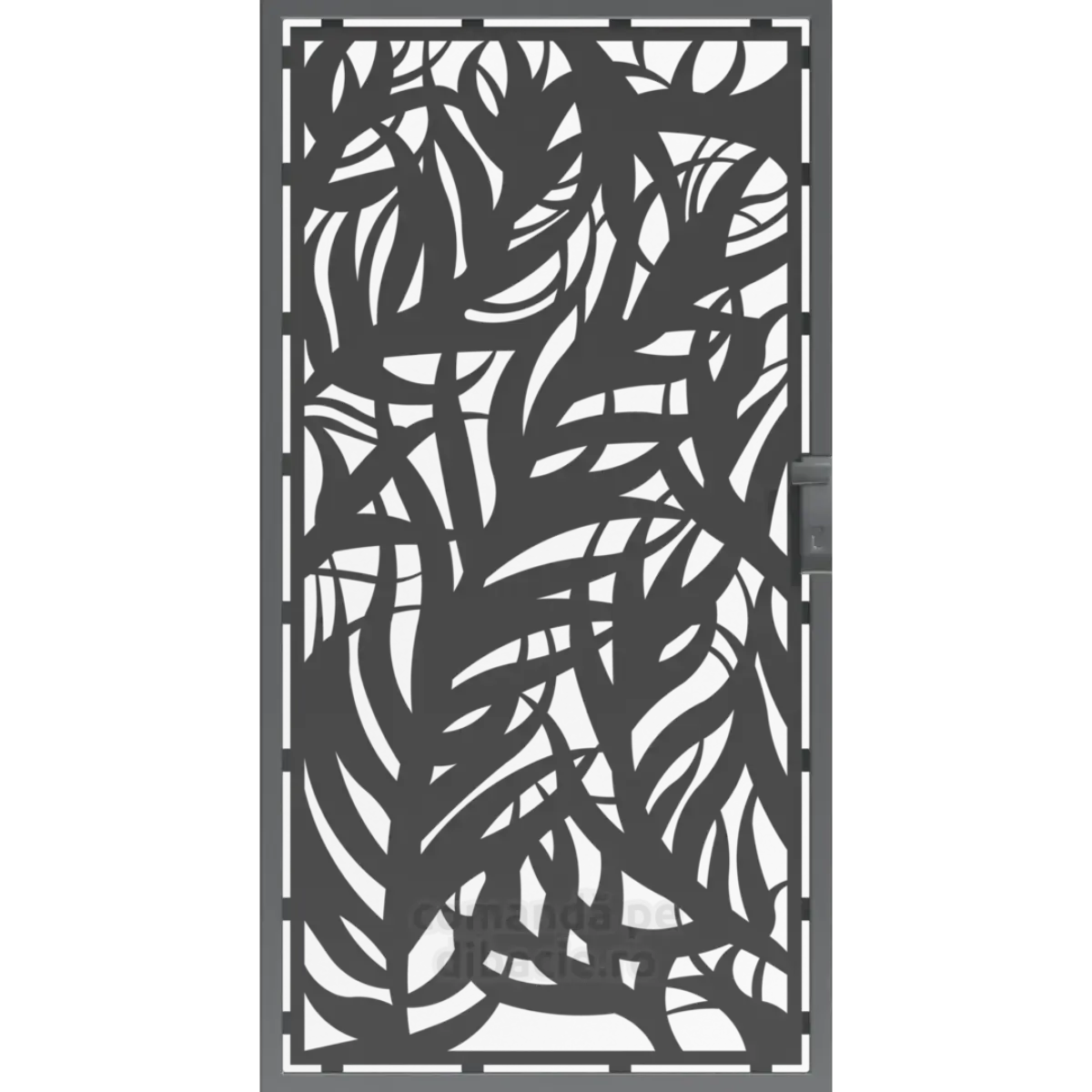 Panou poarta si gard metalic - Trestie ondulata