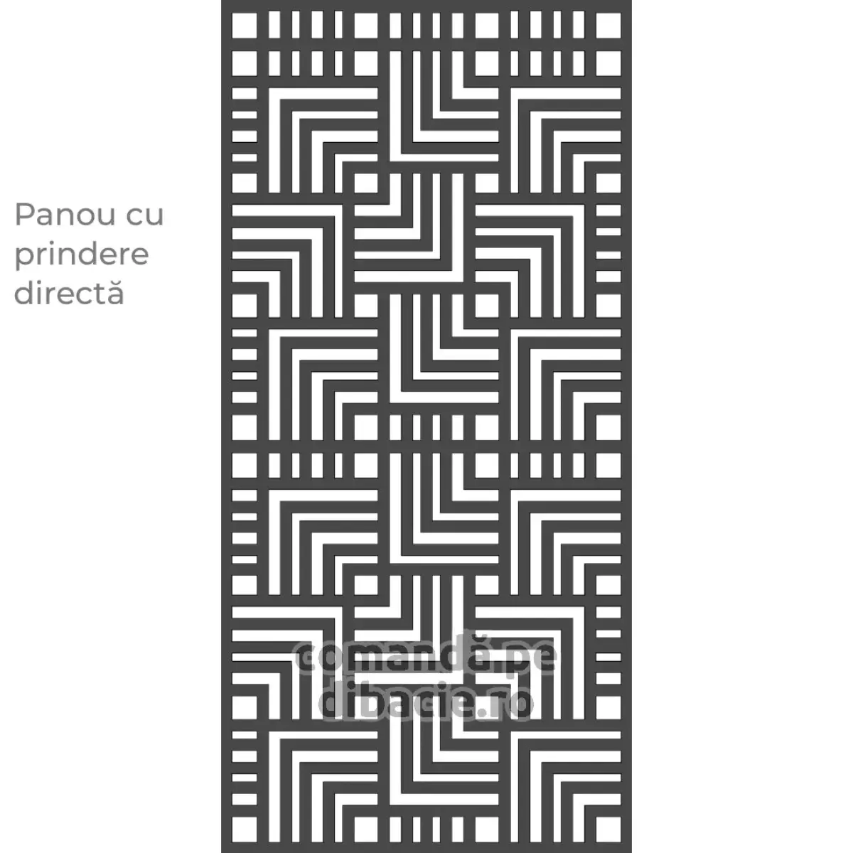 Panou poarta si gard metalic - Suprapunere