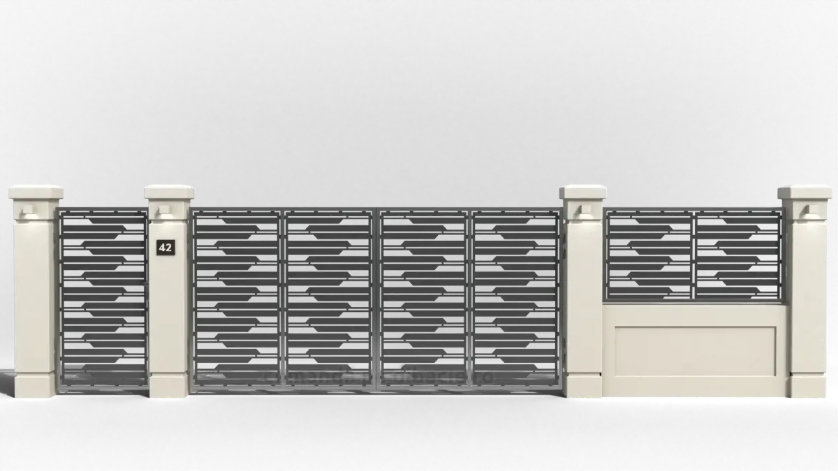 Panou poarta si gard metalic - Scuaruri